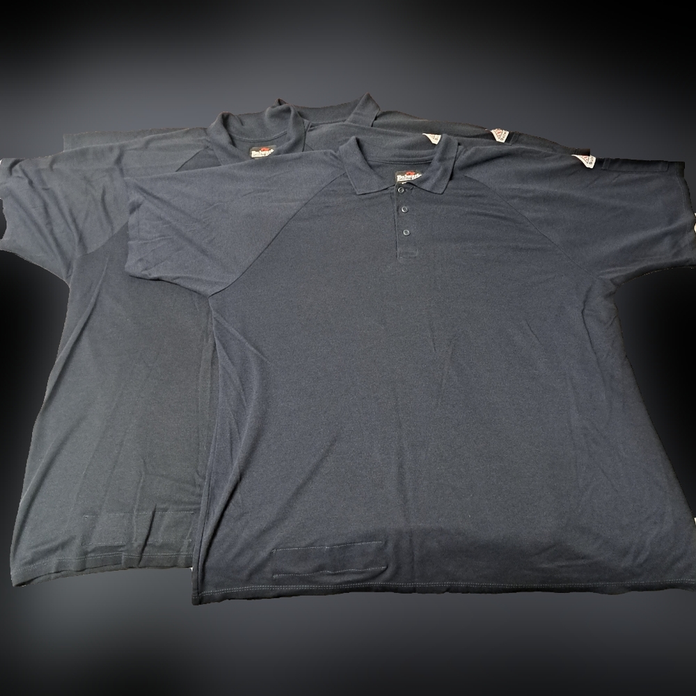 Bulwark Flame Resistant Polo Shirts, Group of THREE, size XXXL